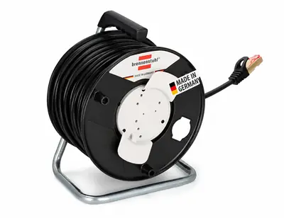 50m CAT5E SF:UTP RJ45 Netzwerkkabel BIGtec auf Kabeltrommel KI generiert.png