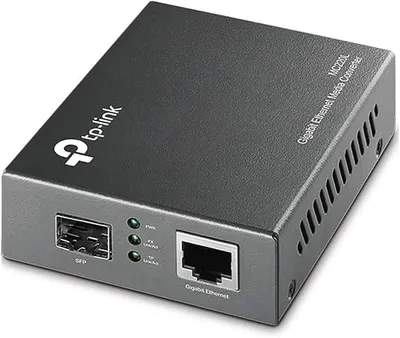 TP-Link MC220L Gigabit-Ethernet-Medienkonverter (802.3ab, 802.3z, Hot-Swap, bis zu 0,55 Km für Multimode-Faser und 10 Km für Singlemode-Faser) schwarz metallic, 1000Mbit:s.jpg