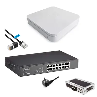 Apple AirPort Router + 16-Port Gigabit Netzwerk Switch verkabelt im Case.png