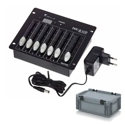 Stairville DDC-6 LCD 6-Kanal DMX Controller inkl. Netzteil in Transportkiste.png